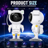 Astronaut Galaxy Projector Night Light – 360° Rotating Nebula Star Projector with Remote Control, Timer & Adjustable Head – Space Lamp for Kids’ Bedroom, Gifts, Gaming Room, Home & Décor