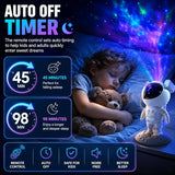 Astronaut Galaxy Projector Night Light – 360° Rotating Nebula Star Projector with Remote Control, Timer & Adjustable Head – Space Lamp for Kids’ Bedroom, Gifts, Gaming Room, Home & Décor